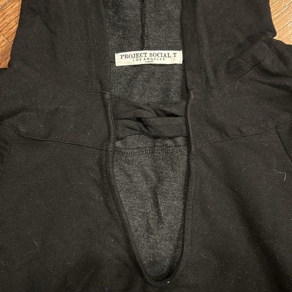Project Social T Black Fashion Pullover Hood - Picture 2 of 3
